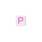 Quinci likeu cuaderno inteligente letra p love pastel pink