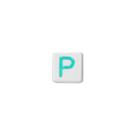 Quinci likeu cuaderno inteligente letra p cyan