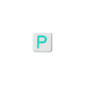 Quinci likeu cuaderno inteligente letra p cyan