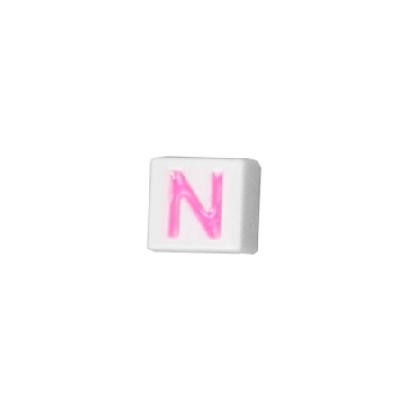 Quinci likeu cuaderno inteligente letra n love pastel pink