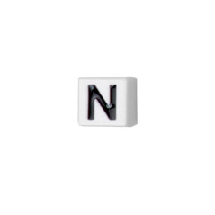 Quinci likeu cuaderno inteligente letra n grey