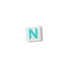 Quinci likeu cuaderno inteligente letra n cyan
