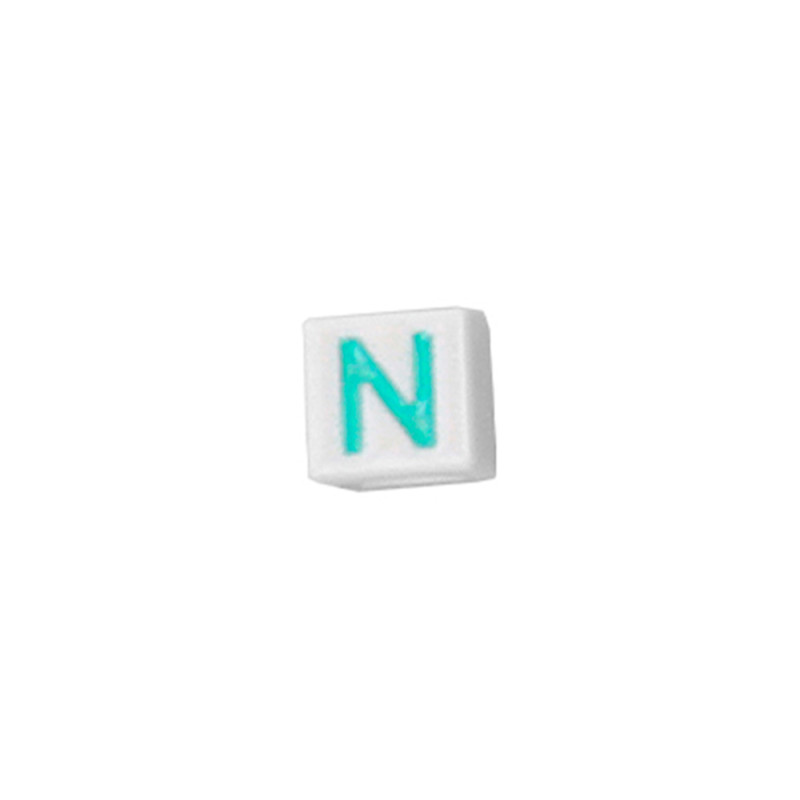 Quinci likeu cuaderno inteligente letra n cyan