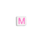 Quinci likeu cuaderno inteligente letra m love pastel pink