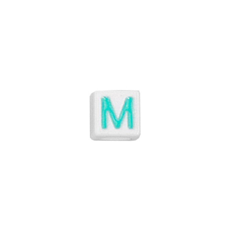Quinci likeu cuaderno inteligente letra m cyan