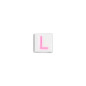Quinci likeu cuaderno inteligente letra l love pastel pink