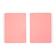 Portada y contraportada cuaderno inteligente grande rosa pastel