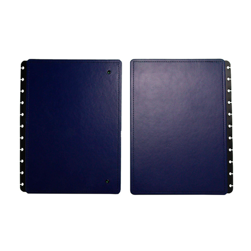 Portada y contraportada cuaderno inteligente grande dark blue