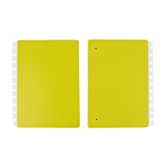 Portada y contraportada cuaderno inteligente grande all yellow