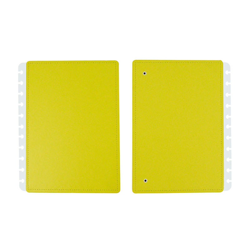 Portada y contraportada cuaderno inteligente grande all yellow