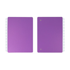 Portada y contraportada cuaderno inteligente grande all purple