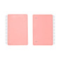 Portada y contraportada cuaderno inteligente din a5 rosa pastel