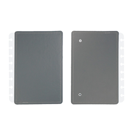 Portada y contraportada cuaderno inteligente din a5 cool grey