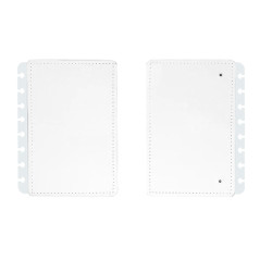 Portada y contraportada cuaderno inteligente din a5 all white