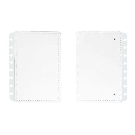 Portada y contraportada cuaderno inteligente din a5 all white