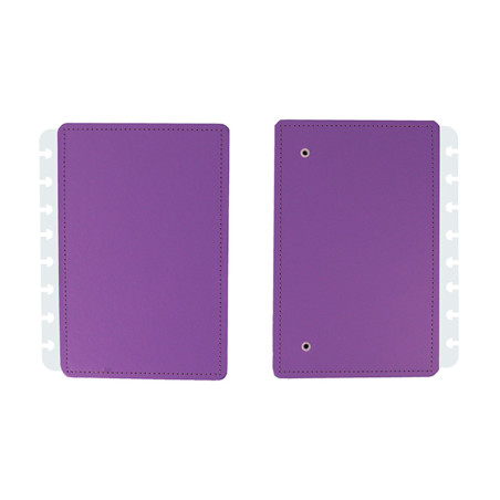 Portada y contraportada cuaderno inteligente din a5 all purple