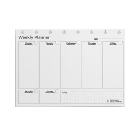 Recambio cuaderno inteligente weekly planner my frame din a5 120 gr