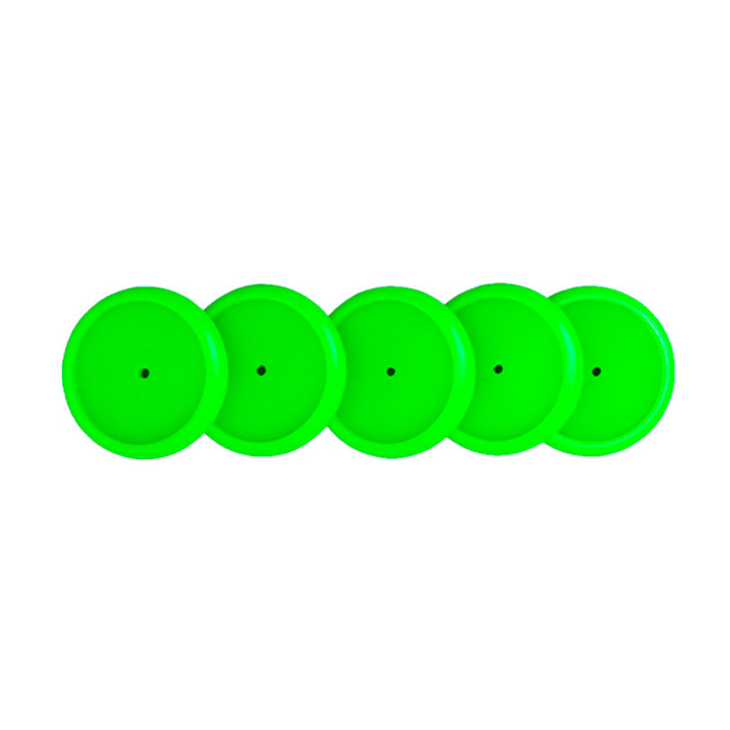 Discos y elastico cuaderno inteligente m verde neon