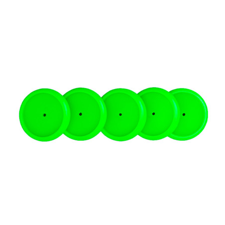 Discos y elastico cuaderno inteligente m verde neon