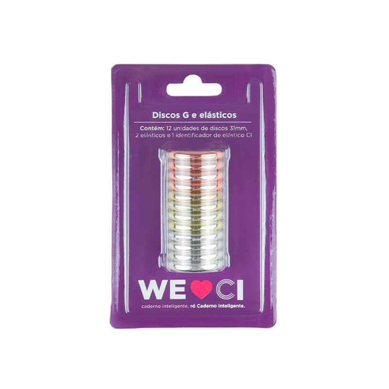Discos y elastico cuaderno inteligente m treasure