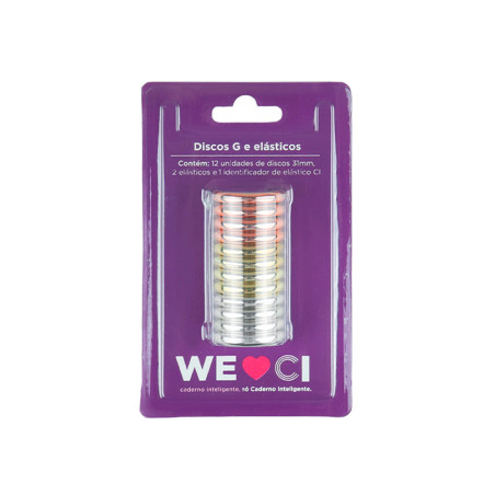 Discos y elastico cuaderno inteligente m treasure