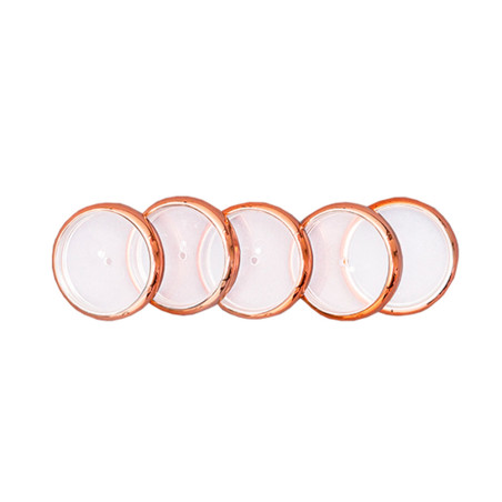 Discos y elastico cuaderno inteligente m rose gold