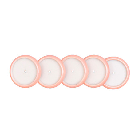 Discos y elastico cuaderno inteligente m rosa perla