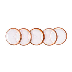 Discos y elastico cuaderno inteligente m oro viejo