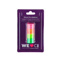 Discos y elastico cuaderno inteligente m neon glow