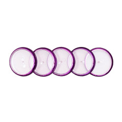 Discos y elastico cuaderno inteligente m morado metalico