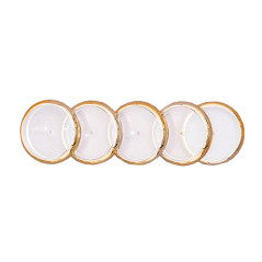 Discos y elastico cuaderno inteligente m dorado
