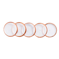 Discos y elastico cuaderno inteligente g rose gold