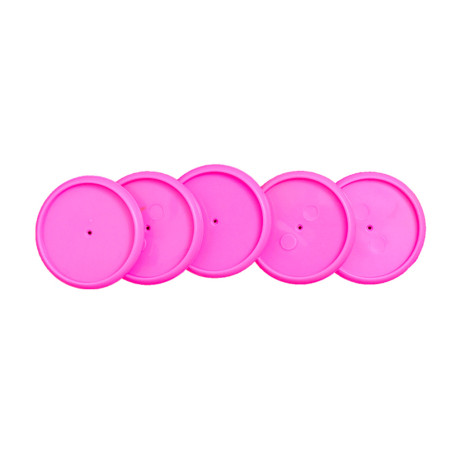 Discos y elastico cuaderno inteligente g rosa neon