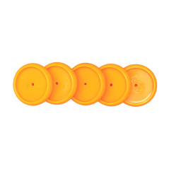 Discos y elastico cuaderno inteligente g naranja tropical