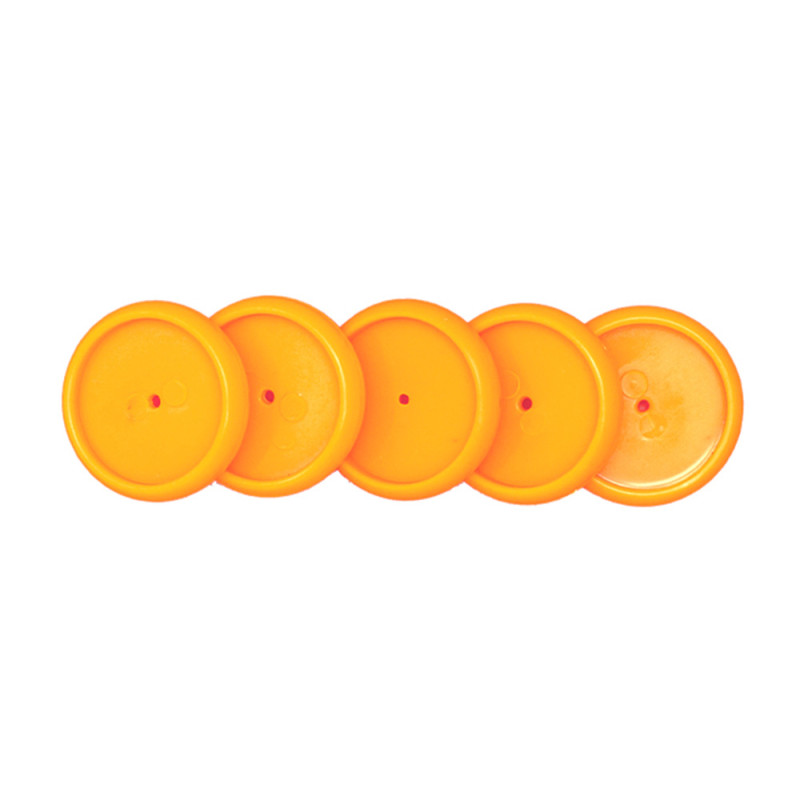 Discos y elastico cuaderno inteligente g naranja tropical