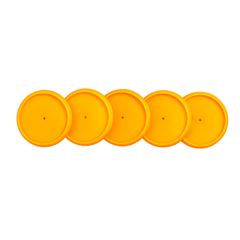 Discos y elastico cuaderno inteligente g naranja neon