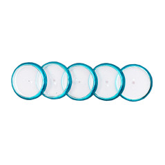 Discos y elastico cuaderno inteligente g azul metalico