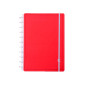 Cuaderno inteligente grande rojo cereza