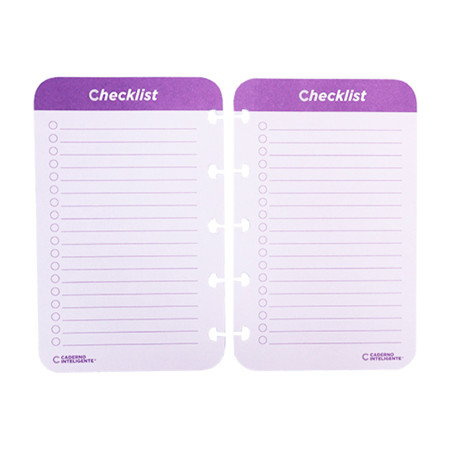 Checklist cuaderno inteligente inteligente inteligine 120 gr