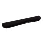 Reposamuñecas q-connect memory foam para teclado color negro 460x85x25 mm