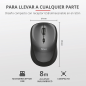 Raton trust yvi+ optico inalambrico eco 4 botones 800/1600 dpi usb 2.0 color negro