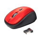 Raton trust yvi+ optico inalambrico eco 4 botones 800/1600 dpi usb 2.0 color rojo Raton trust yvi+ optico inalambrico eco 4 botones 800/1600 dpi usb 2.0 color rojo