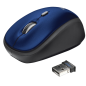 Raton trust yvi+ optico inalambrico eco 4 botones 800/1600 dpi usb 2.0 color azul