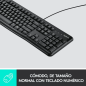 Teclado logitech k120 usb 2.0 con cable negro Teclado logitech k120 usb 2.0 con cable negro