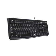 Teclado logitech k120 usb 2.0 con cable negro