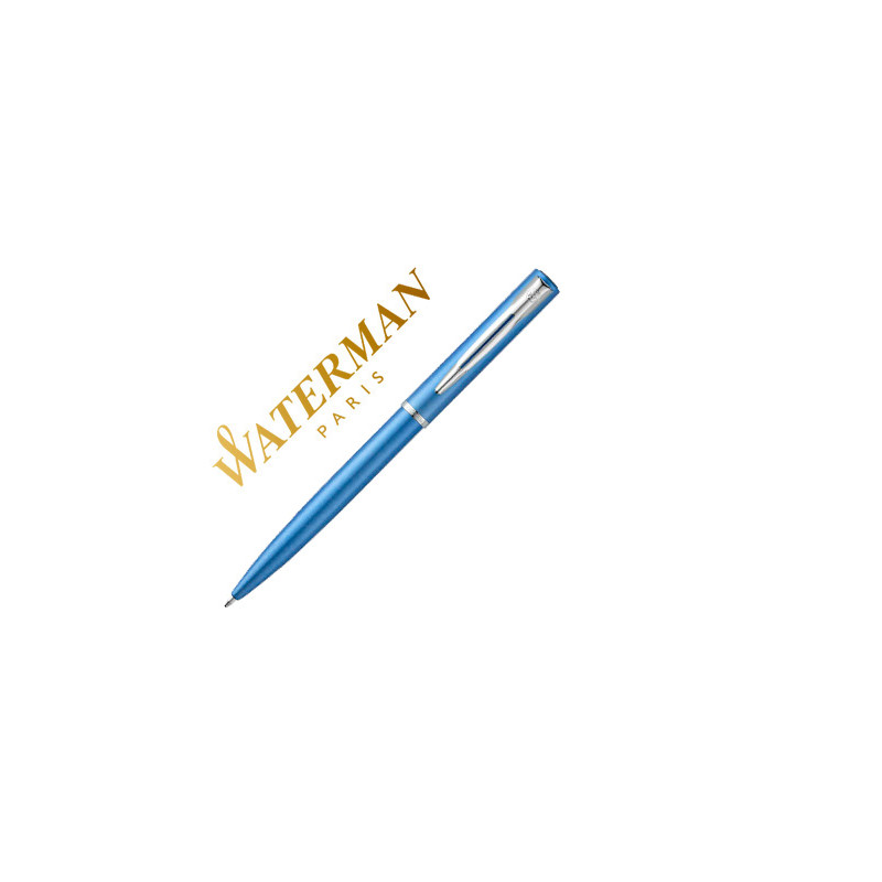 Boligrafo waterman allure laca azul en estuche de regalo