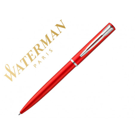 Boligrafo waterman allure laca roja en estuche de regalo