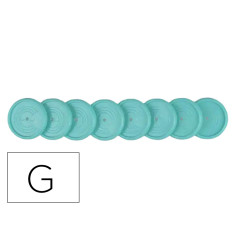 Discos y elastico cuaderno inteligente g aquamarine
