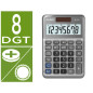 Calculadora casio ms-80f sobremesa 8 digitos tax +/- color plata