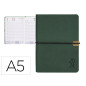 Agenda encuadernada liderpapel egina a5 2024 dia pagina color verde papel 70 gr